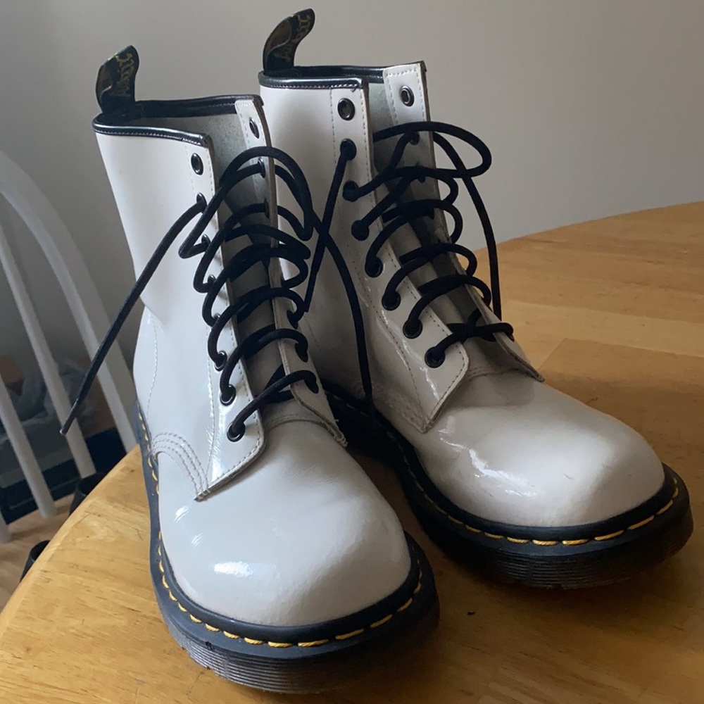 Doc Marten 1460 White Leather Boots